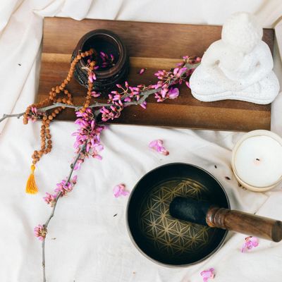 Portrait of a smiling woman, the yoga instructor Olga.